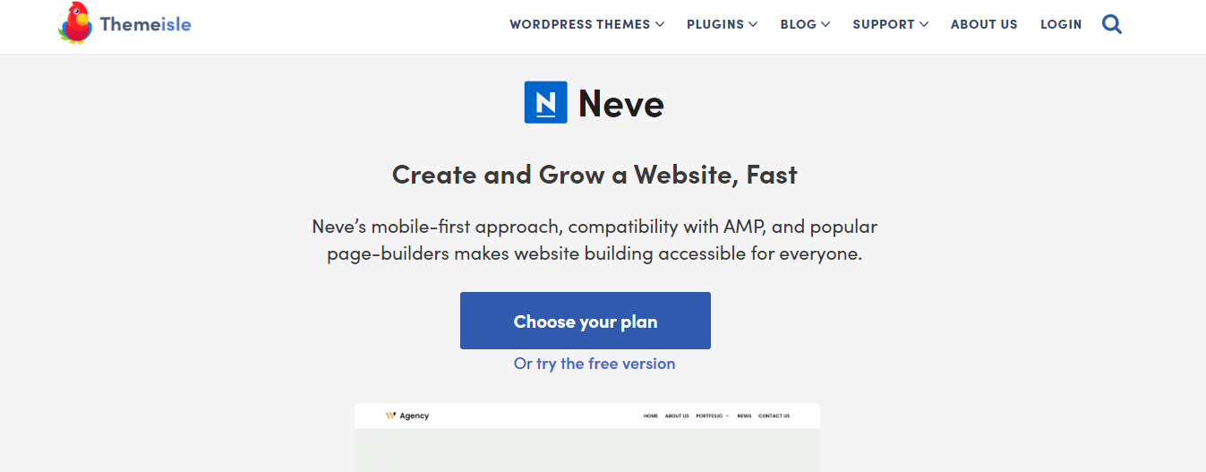 Neve – Super Fast AMP Gutenberg Ready WordPress Theme 