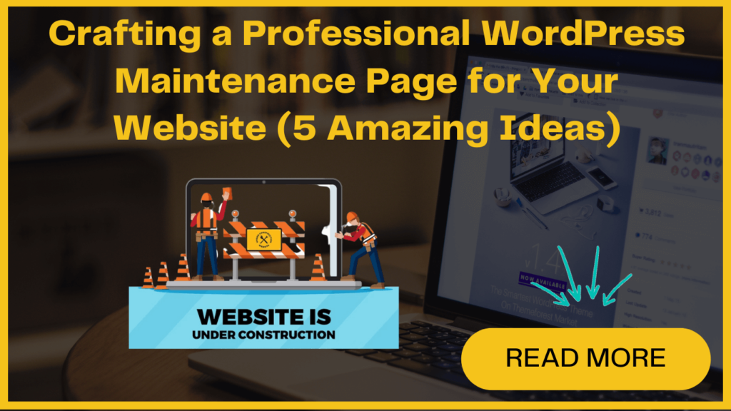 WordPress Maintenance Page